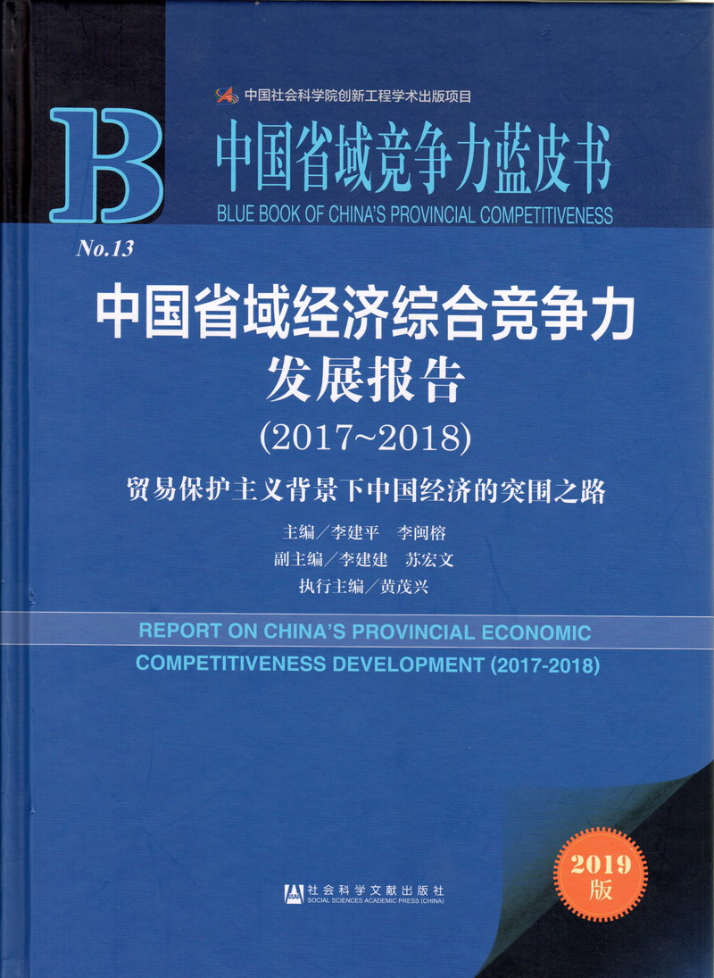 大黑鸡巴操逼免费视频中国省域经济综合竞争力发展报告（2017-2018）